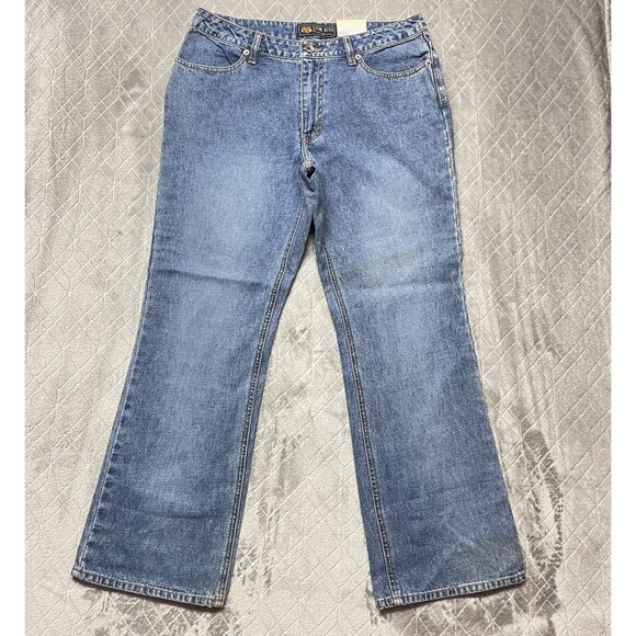 Vintage Route 66 *Sold at K-Mart * Y2K Women's LowRise Bootcut Jeans Sz 12 Short - Picture 4 of 13